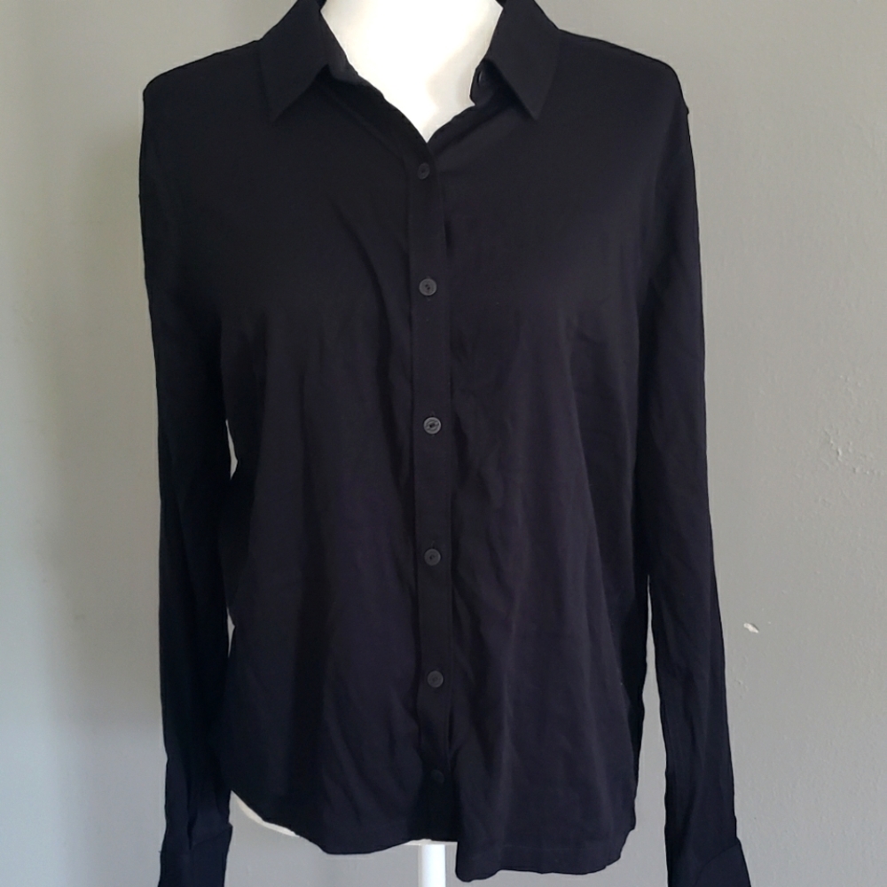 Harley-Davidson Women's button up dress shirt collar large